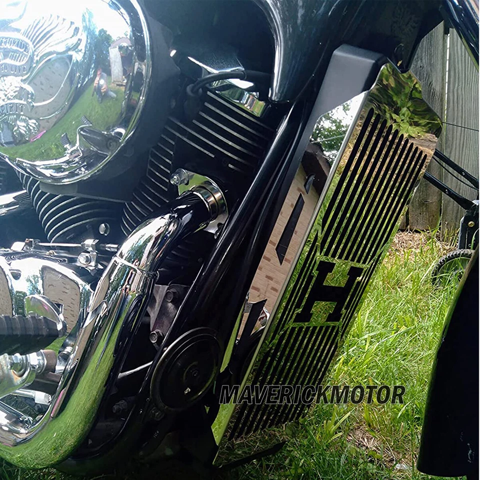 Protector de rejilla de cubierta de radiador para Honda Shadow VT750 ACE 1997-03 Spirit 2001-2008 Foto 2 de 4