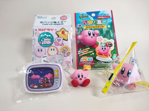 Kirby Goods Lot - Japan Exclusive Figuren, Spiegel, Schlüsselanhänger, Ständer, Kapsel Spielzeug
