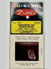Vtg Dexter Super 35's Travel Slides ~ Chesapeake Bay Bridge-Tunnel, VA ~ 1960s