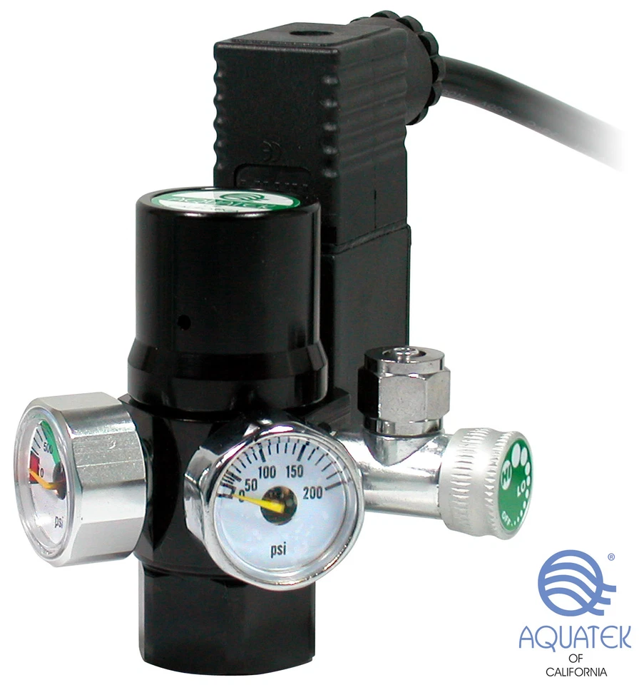 *NEW* AQUATEK Aquarium CO2 Regulator Mini with Integrated COOL TOUCH Solenoid - Image 2 of 4