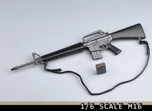 1/6 M16 Gun Rifle Weapon WWII War Toy Army Model For 12" Soldier Figure BJD Doll - Picture 2 of 6