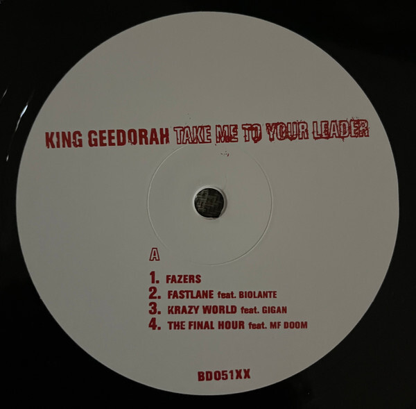UK オリジナル KING GEEDORAH / ANTI-MATTER King Geedorah – Anti-Matter – Vinyl (7