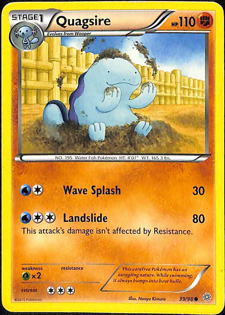 Pokemon Quagsire (39/100) Ancient Origins LP