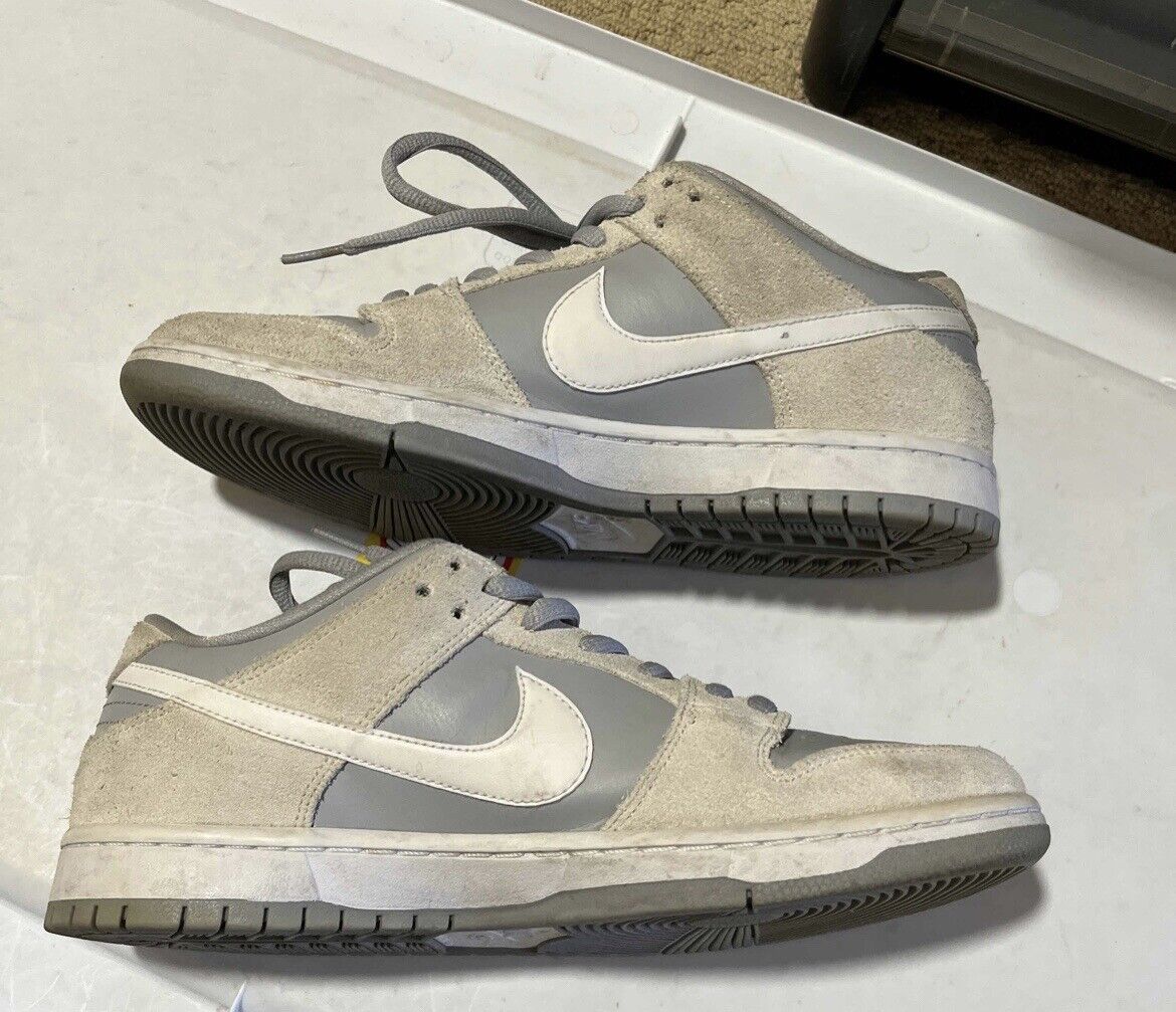 Nike Dunk Low Sb Summit White Sz 10 Grey White Rare Ar0778 Nike Dunk Low Sb Summit White Sz 10 Grey White Rare Ar0778