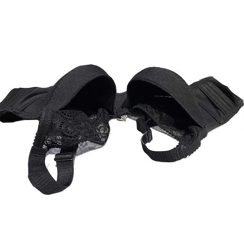 Sujetador de bolsillo de encaje transparente para formas de mama mastectomía travesti transgénero - Imagen 6 de 10