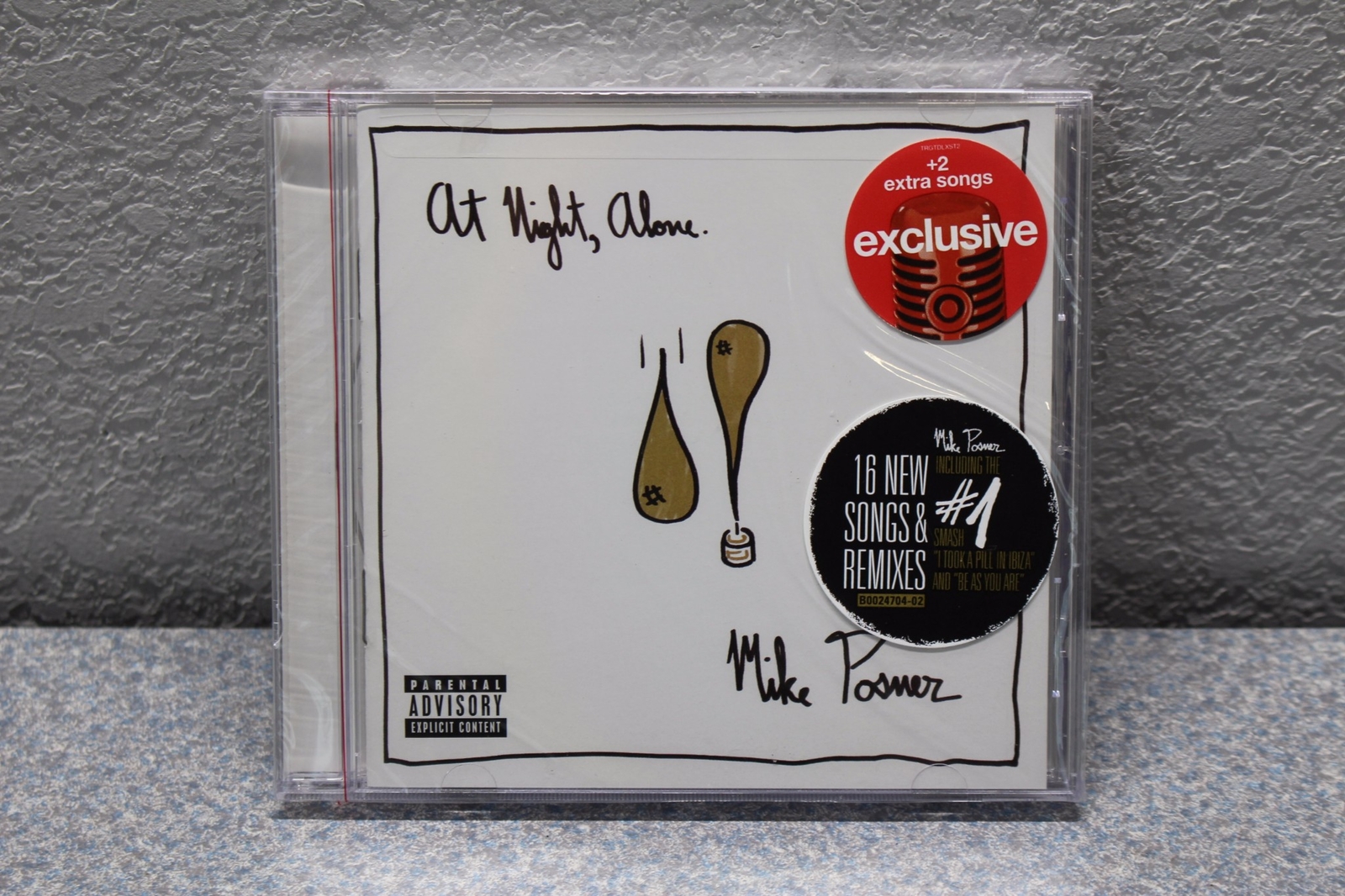 Mike Posner - At Night, Alone 2016 CD Album RARE Target Exclusive 2 Bonus Songs