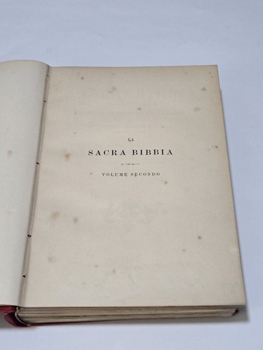The Holy Bible Gustave Dore Illustrated 2 Volumes Italian 1897/1906 Milano READ - Picture 17 of 22
