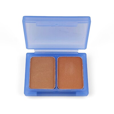 CLINIQUE SHEER POWDER BLUSHER DUO SAMPLE SIZE 01 Barely Nude/ 12 Cheeky Peach