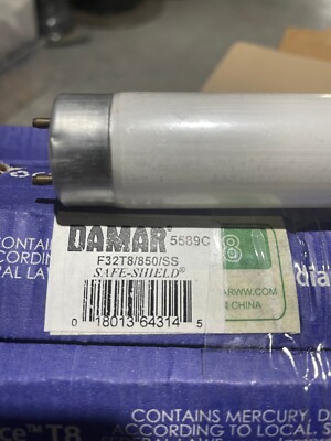 05589C DAMAR ShatterResistant F32T8/850/SS 82 CRI 32 Watt T8 5000K G13 (14LAMPS)