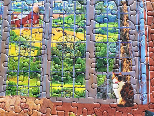 Ceaco - David Maclean - Country Library - 1000 Piece Jigsaw Puzzle - Complete - Picture 2 of 15