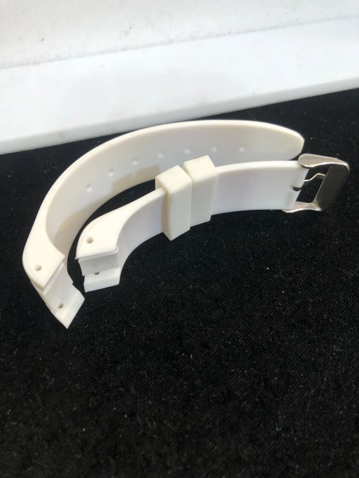 Banda elástica blanca 24 mm, se adapta al reloj Joe Rodeo Master Foto 2 de 2