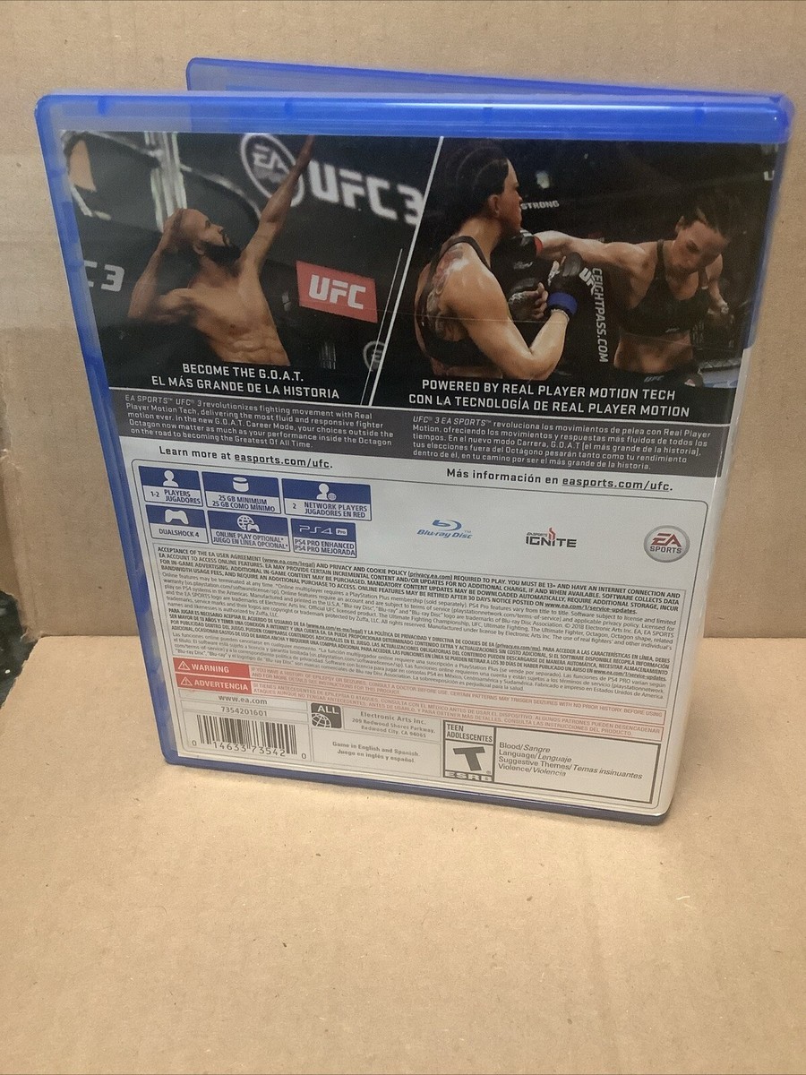 UFC 3 PS4 | eBay