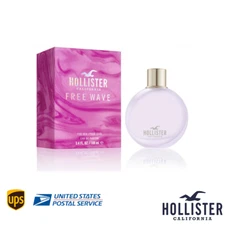 Free Wave by Hollister 3.4 oz EDP Perfume for Women Brand New In Box