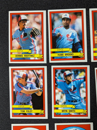 Montreal Expos - Baseball Sticker - Panini 1989 - Lot of 9 - Picture 2 of 6