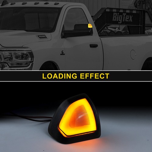 Smoked Lens Ram Mirror Turn Signal Lights Tow Lamp For Dodge Ram 1500 2500 3500 - Foto 5 di 6