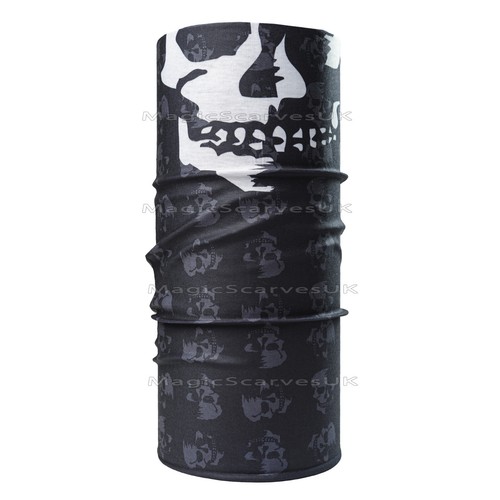 Men Motor Biker Balaclava Neck Warmer Tube Snood Scarf Face Mask Bandana Skull - Picture 62 of 69
