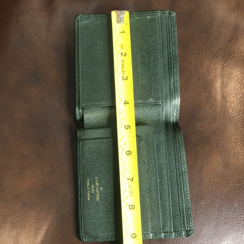 Billetera plegable vintage de cuero taiga verde LOUIS VUITTON MI0917 - Imagen 16 de 16