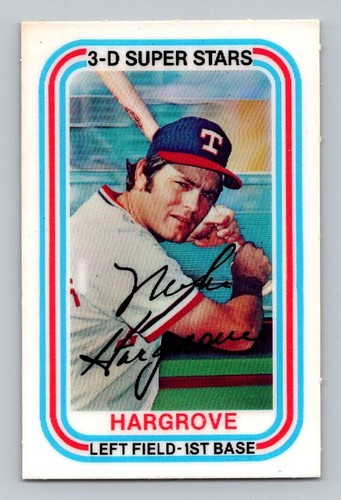 MIKE HARGROVE 1976 KELLOGG'S #51 RANGERS