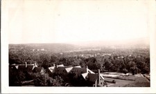 Vintage 1940 Ithaca New York Aerial Landscape Photo Brown Photo Service Original