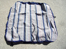 Small Mid Size Truck Bench Seat Cover Navy Blue Saddle Blanket New Nos