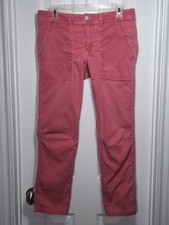 Anthropologie THE WANDERER Womens 27 Utility Pants Cotton / Linen Blend Pink