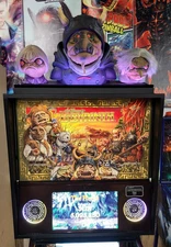 LABYRINTH PINBALL MACHINE WITH KILLER TOPPER UNDER 100 PLAYS DAVID BOWIE HUO