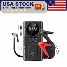 Car Jump Starter with Air Compressor 99800mAh Battery Jumper Box Charger Booster
