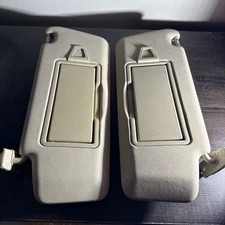 2008-2014 MERCEDES BENZ C-CLASS FRONT LEFT & RIGHT SUNVISOR SET (BEIGE)