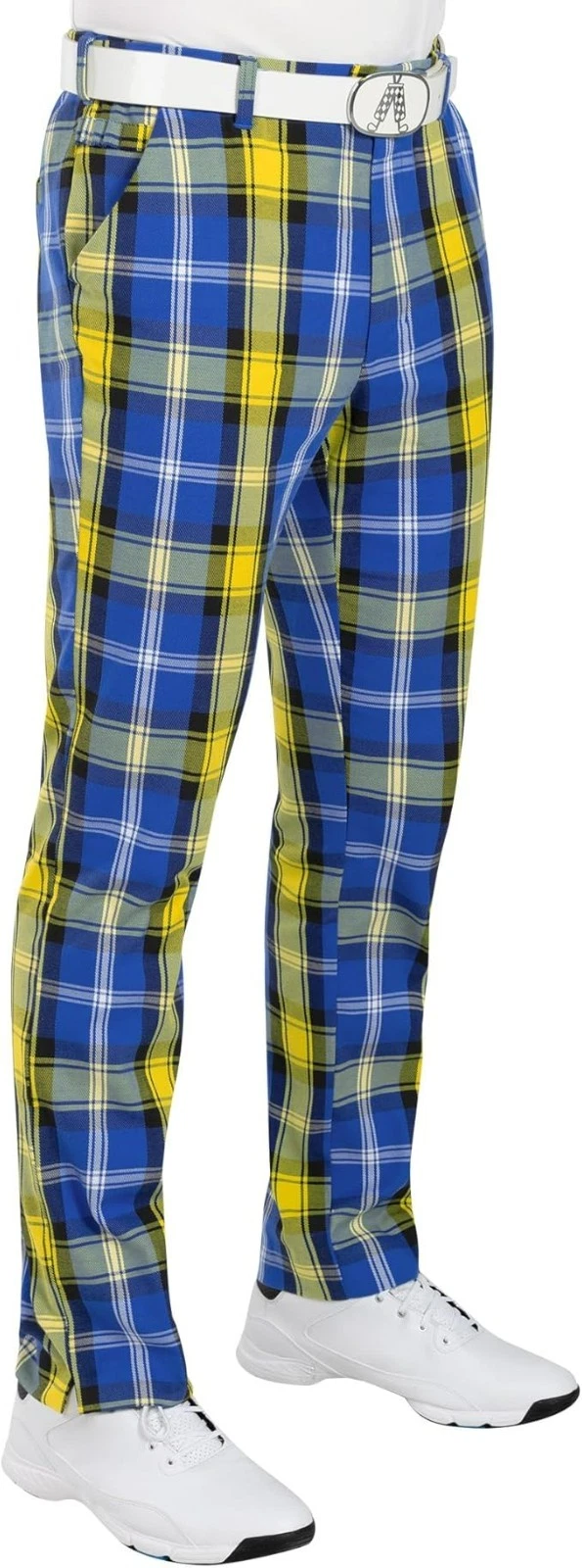 Royal and Awesome Men`s My Name`5 Doddie Golf Trousers Doddie Weir Tartan 30-44