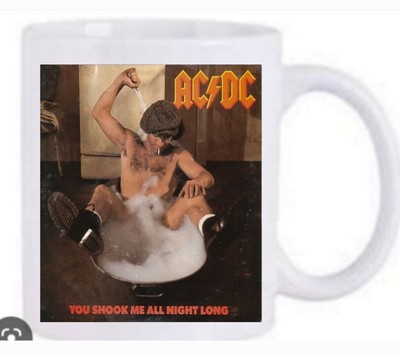 AC/DC ACDC You Shook me all night long Becher Neu und Spülmaschinenfest 