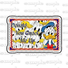 Disney You Quack Me Up yf Pre-made Scrapbook Page Paper Piece die cut