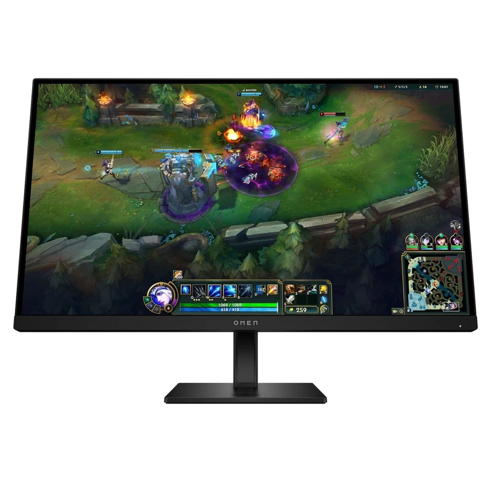 Monitor para jogos HP OMEN 27" FHD 180Hz 16:9 1ms, pivô, inclinação HDMI, DisplayPort, BK