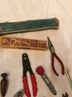 LOT OF ASSORTED TOOLS WRENCHES,PLYERS,WIRE STRIPPERS,SHARPENING STONE — photo 4