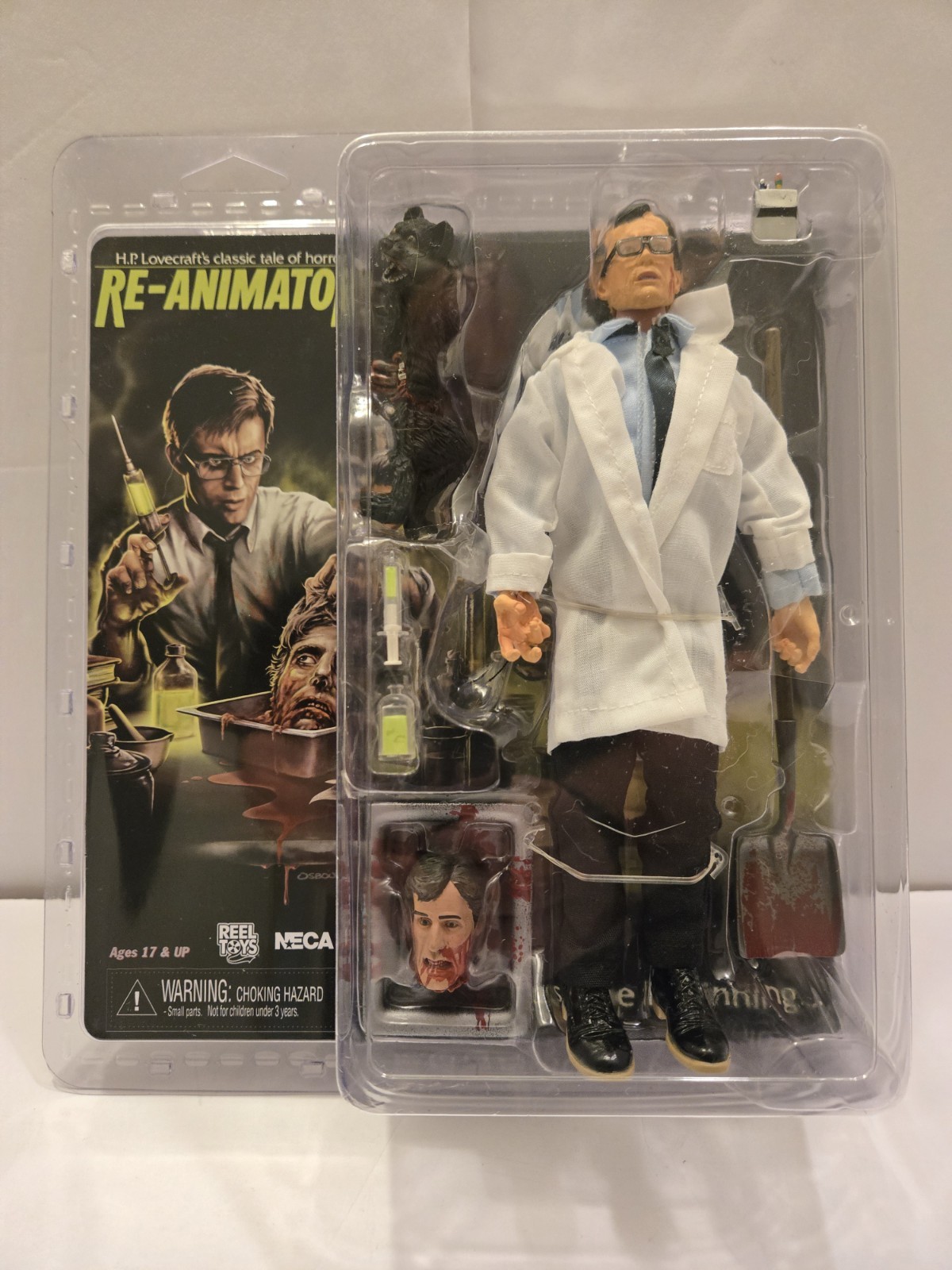 NECA Reel Toys Re-Animator Herbert West Posable Action Figurine
