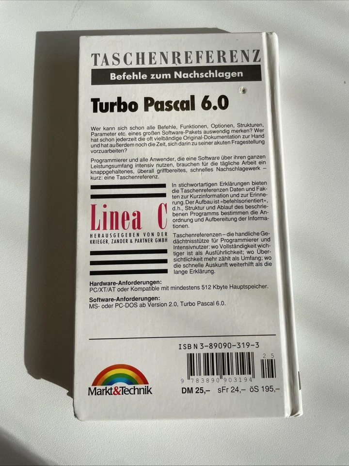Turbo Pascal 6.0 Buch von Erhard Hertrich- Markt & Technik - Bild 2 von 4