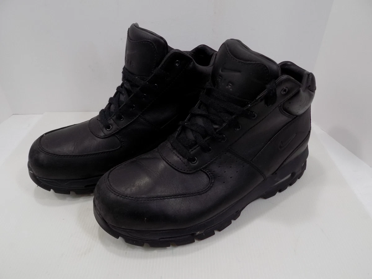 Nike ACG Men‎ Black Leather Waterproof Hiking Boots Size 8.5 Nike ACG Air Zoom Gaiadome Gore-Tex Shoes - Black / Black  main image 4