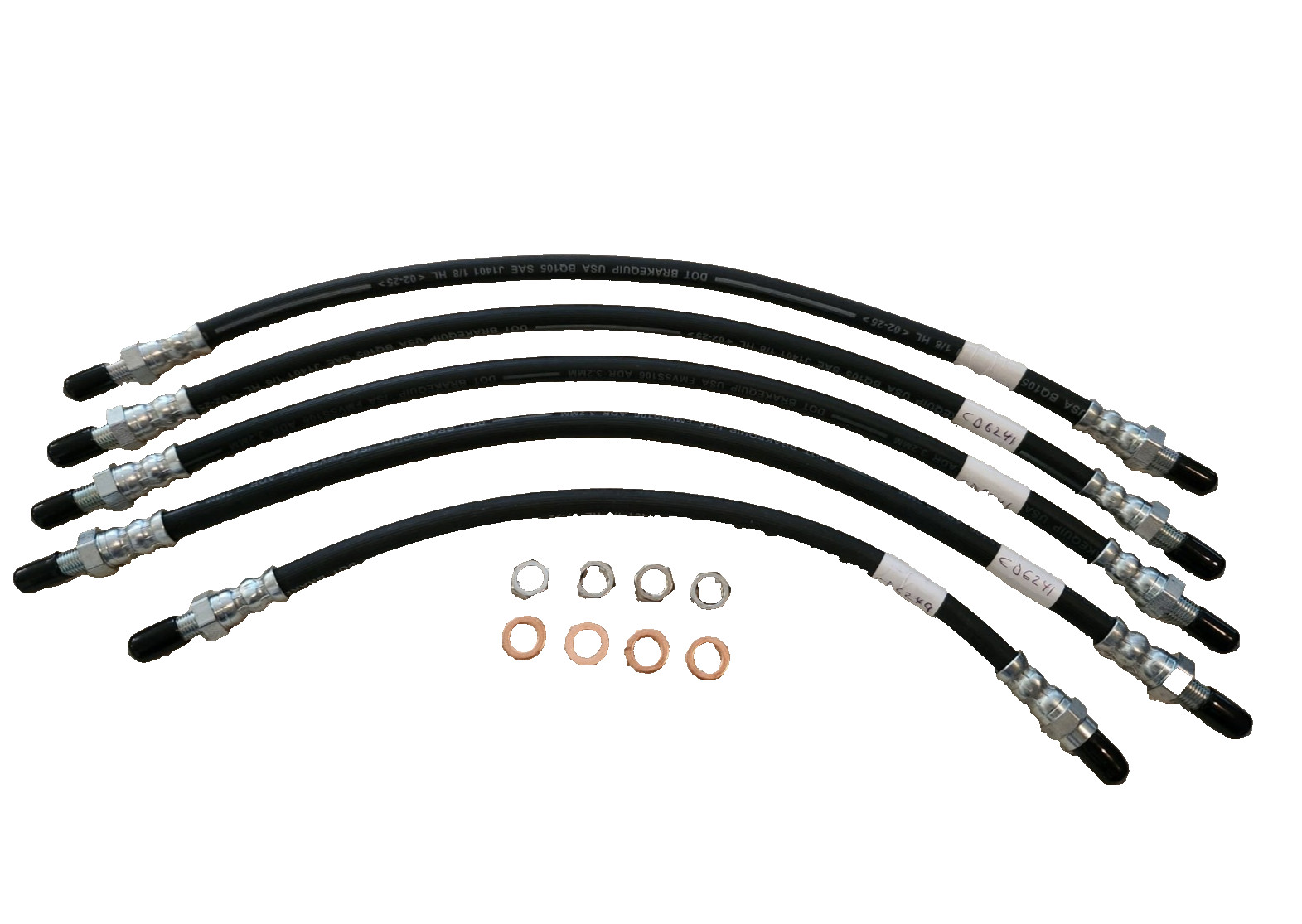 Rolls-Royce / Bentley 1955-1965 Front & Rear Brake Hose Kit (5 Hose Kit)