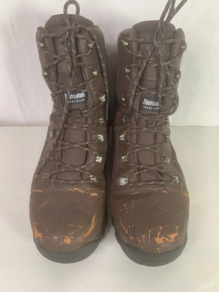 Western Chief Brown Insulated Waterproof Work Hiking Boots 2600743 Mens 11 Wide - Image 2 of 4