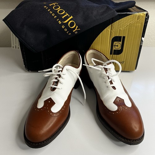 FOOTJOY CLASSICS Handmade in USA Womens Golf Shoes - Picture 2 of 10