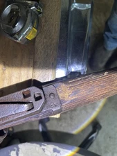 Antique STA-TITE Hay Scythe w/ Original Wooden Snath & Blade | Farm Tool Decor