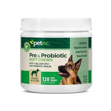 PetNC Natural Care Liver Flavor Cheese Pre Probiotic Soft Chews for Dogs 120ct