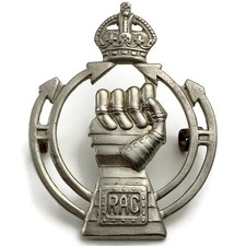 Original WW2 Royal Armoured Corps RAC Cap Badge - Genuine WWII British Army