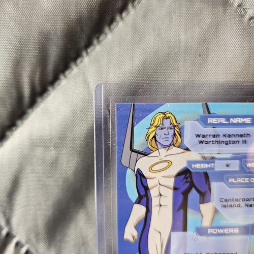 2025 Topps Finest X-Men '97 Archangel #61 X-Fractor /97 Ultimates Uncommon - Picture 8 of 10