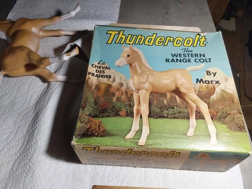 THUNDERCOLT THE WESTERN RANGE COLT BY MARX - FROM THE ' JOHNNY WEST ' SERIES