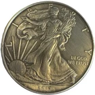 2017 Silver Eagle ✔ .999 Fine Silver ✔ About Uncirculated ++ (AU++) ✔ Colorized