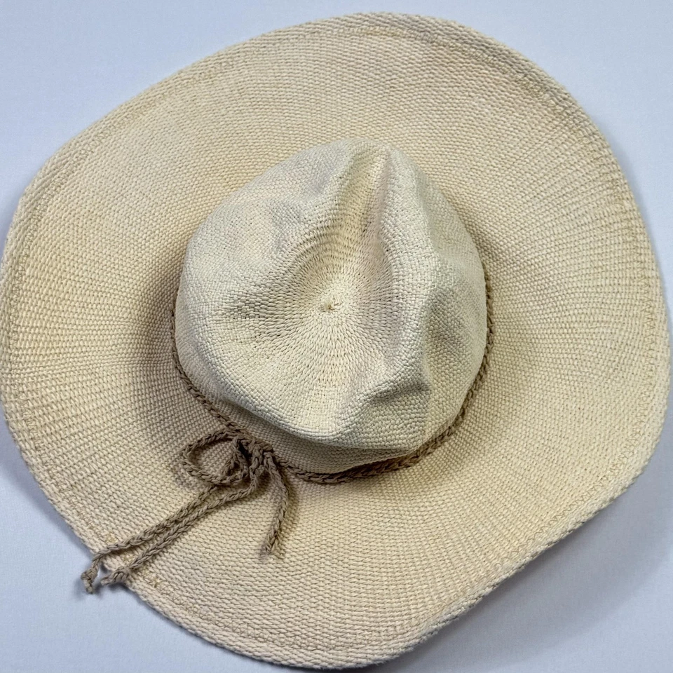 Chapéu Peter Grimm cowboy palha faroeste banda trançada fibra natural tamanho único masculino - Imagem 3 de 4