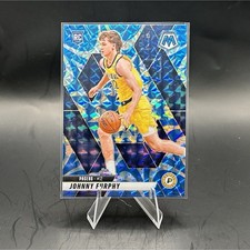 2024-25 Panini Mosaic Reactive Blue Rookie Johnny Furphy #202 Indiana Pacers