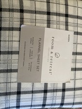 Room Retreat Flannel Sheet Set Queen W/Pillowcases 100 Cotton 70