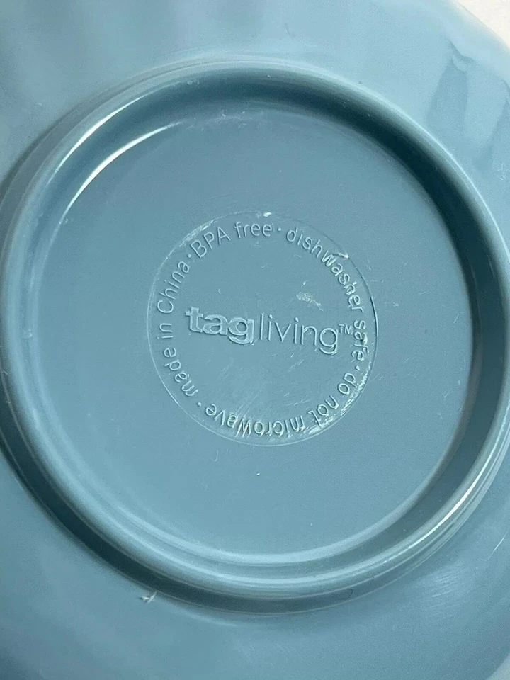 Juego de mini platos de postre/aperitivo acrílico Tag Living Seashell (4) Foto 2 de 4