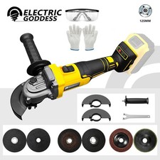 Cordless Angle Grinder Polisher for DEWALT 20V 4.5"/5" Brushless 3-Speed 6 Wheel